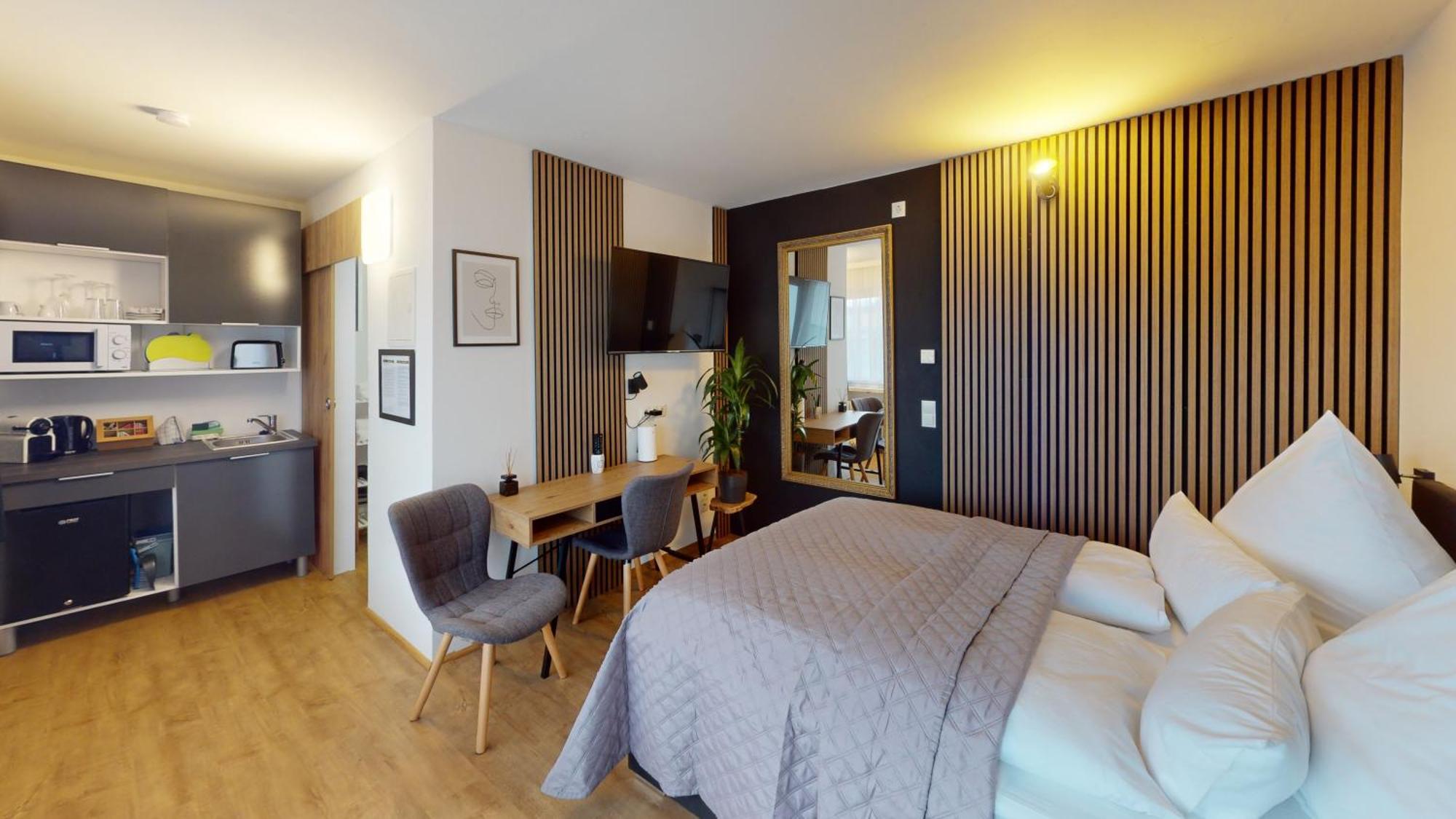Budget Studio - 2 Einzelbetten - Parkplatz Dornbirn Exterior foto